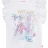 Billieblush Short Sleeves - T-Shirt Imprimé - White