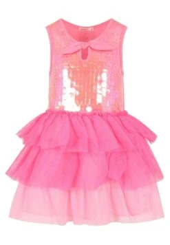 Billieblush Con Paillettess - Robe De Soirée - Pink