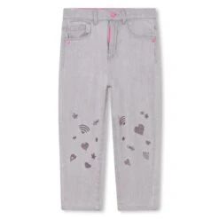 Billieblush Jean Brodé En Coton