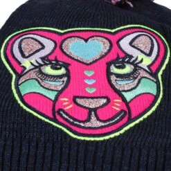 Billieblush Bonnet Avec Badge Et Pompon -Billieblush 19a074f260f1255a669d70a095dab780