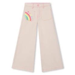 Billieblush Pantalon En Toile Brodée