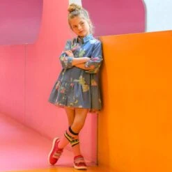 Billieblush Robe En Denim à Jupon En Tulle -Billieblush 2096171b203e97c04b1b8968d346cdd8