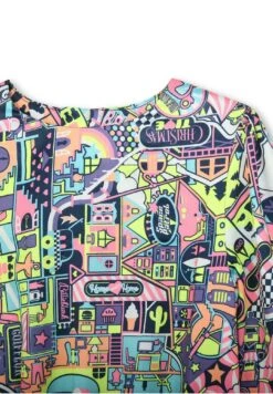 Billieblush Évasée Imprimée - Robe De Jour - Malabar Fluo -Billieblush 3023414cf5ab42028cc3648cf4152428