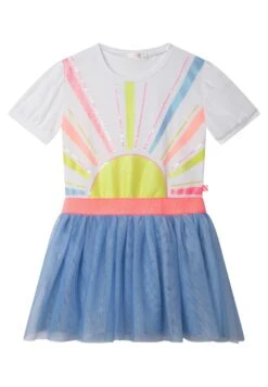 Billieblush Short Sleeved Dress - Robe En Jersey - Blanc