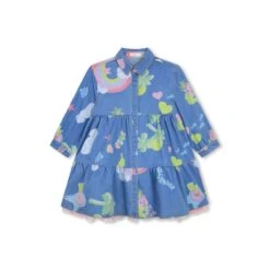 Billieblush Robe En Denim à Jupon En Tulle -Billieblush 346a704bb1378f32fda23bcb2d2dd777