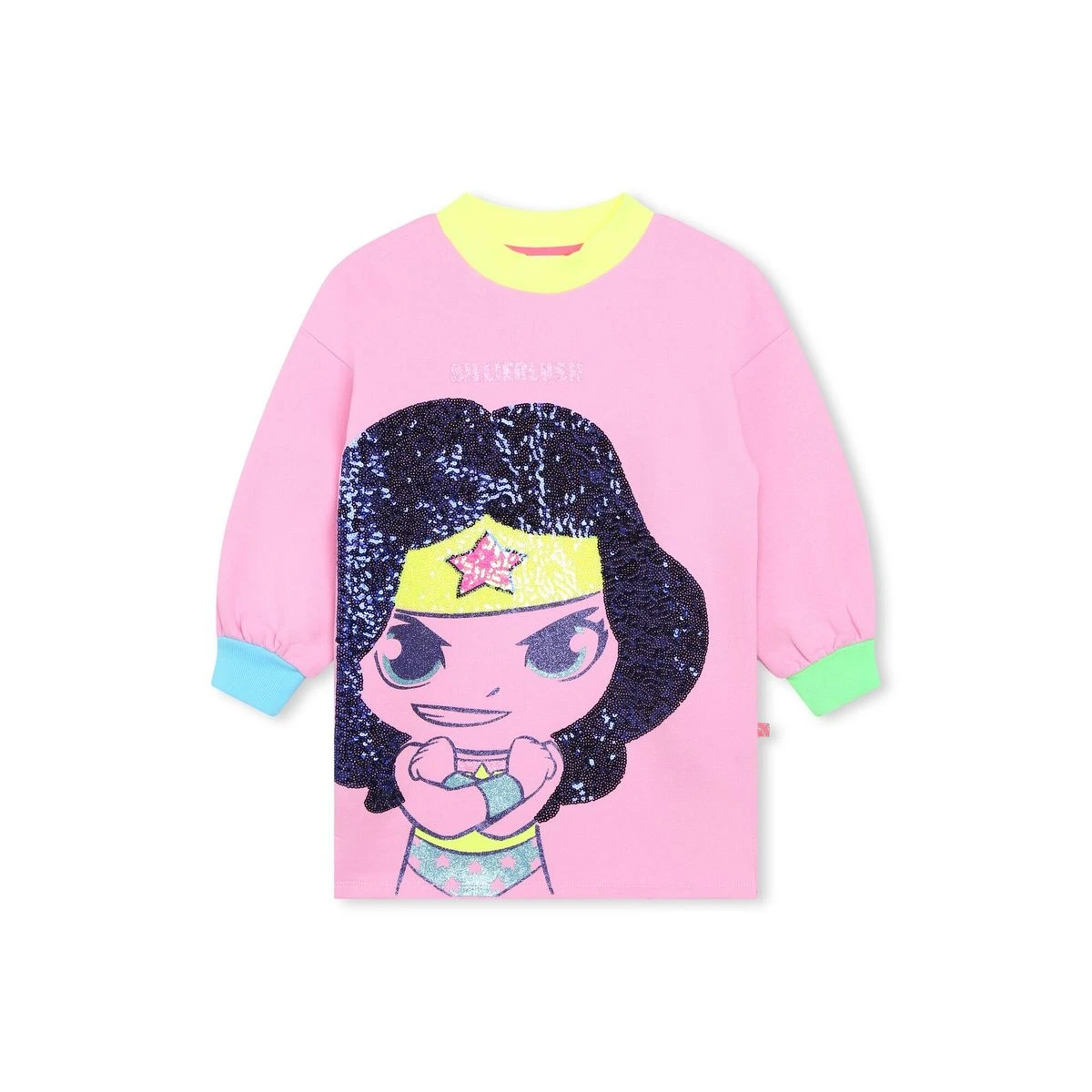 Billieblush Robe Sweat-shirt à Sequins 4 Billieblush Robe Sweat-shirt à Sequins – Image 4