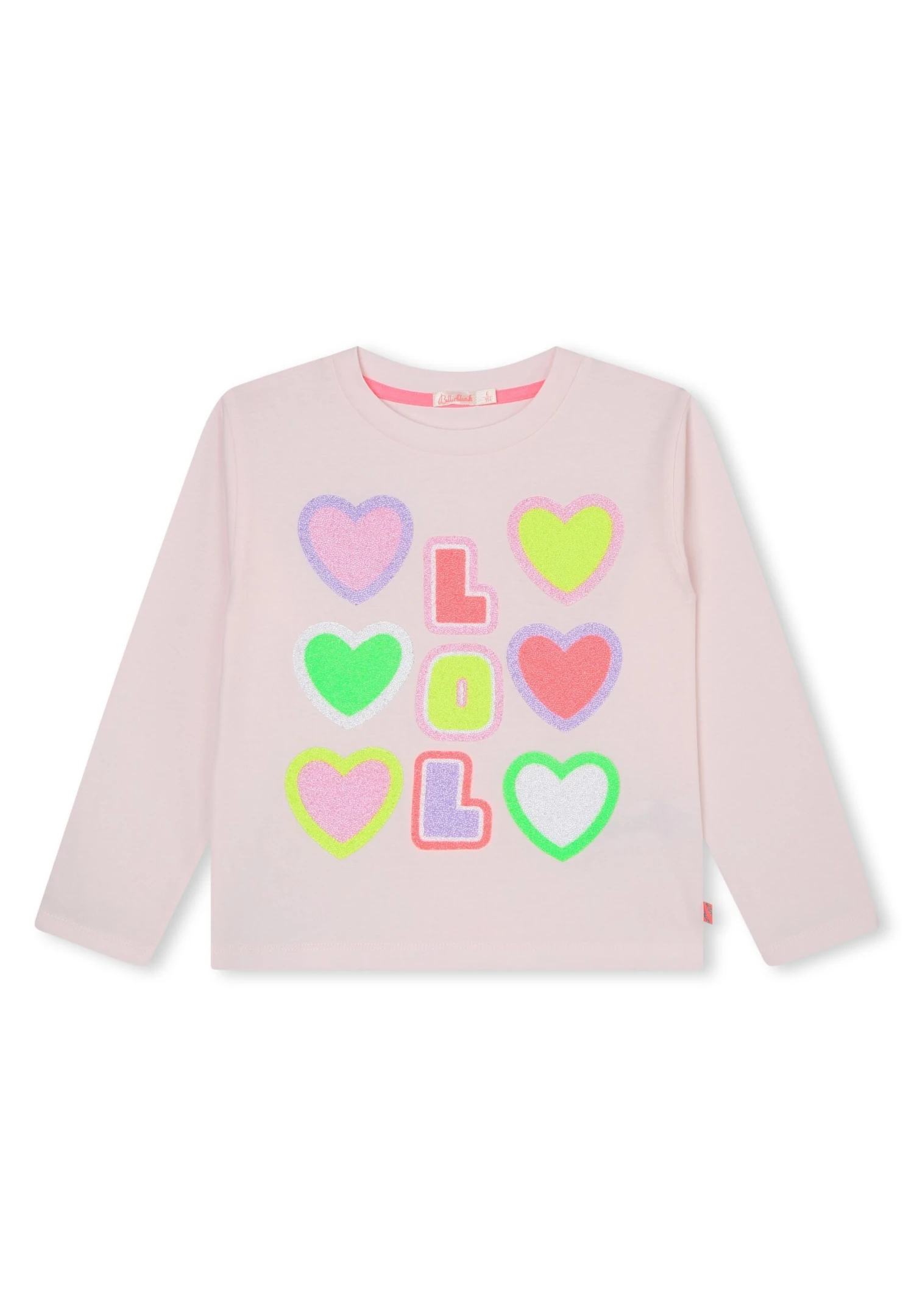 Billieblush T-Shirt À Manches Longues - Pink Pale 1 Billieblush T-Shirt À Manches Longues - Pink Pale