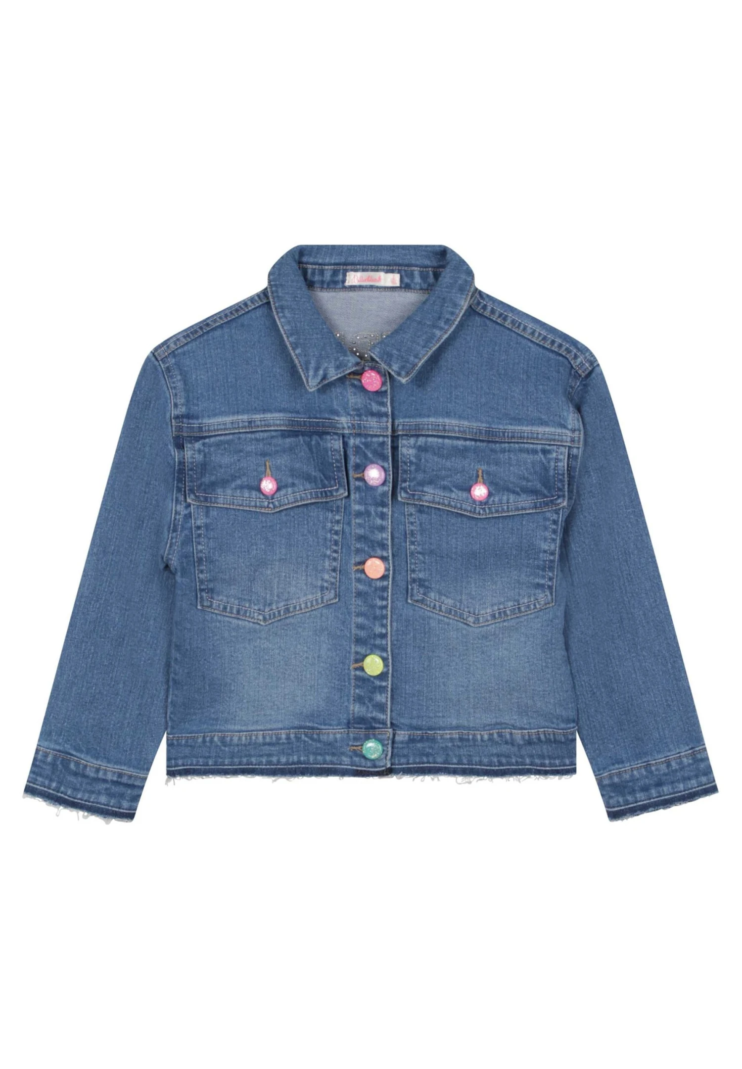 Billieblush Veste En Jean - Double Stone+Bleach 1 Billieblush Veste En Jean - Double Stone+Bleach