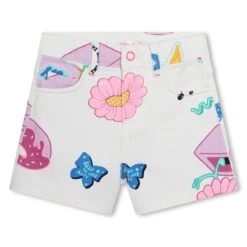 Billieblush Short Imprimé En Sergé Coton