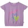Billieblush Manches Courtes - T-Shirt Imprimé - Violine