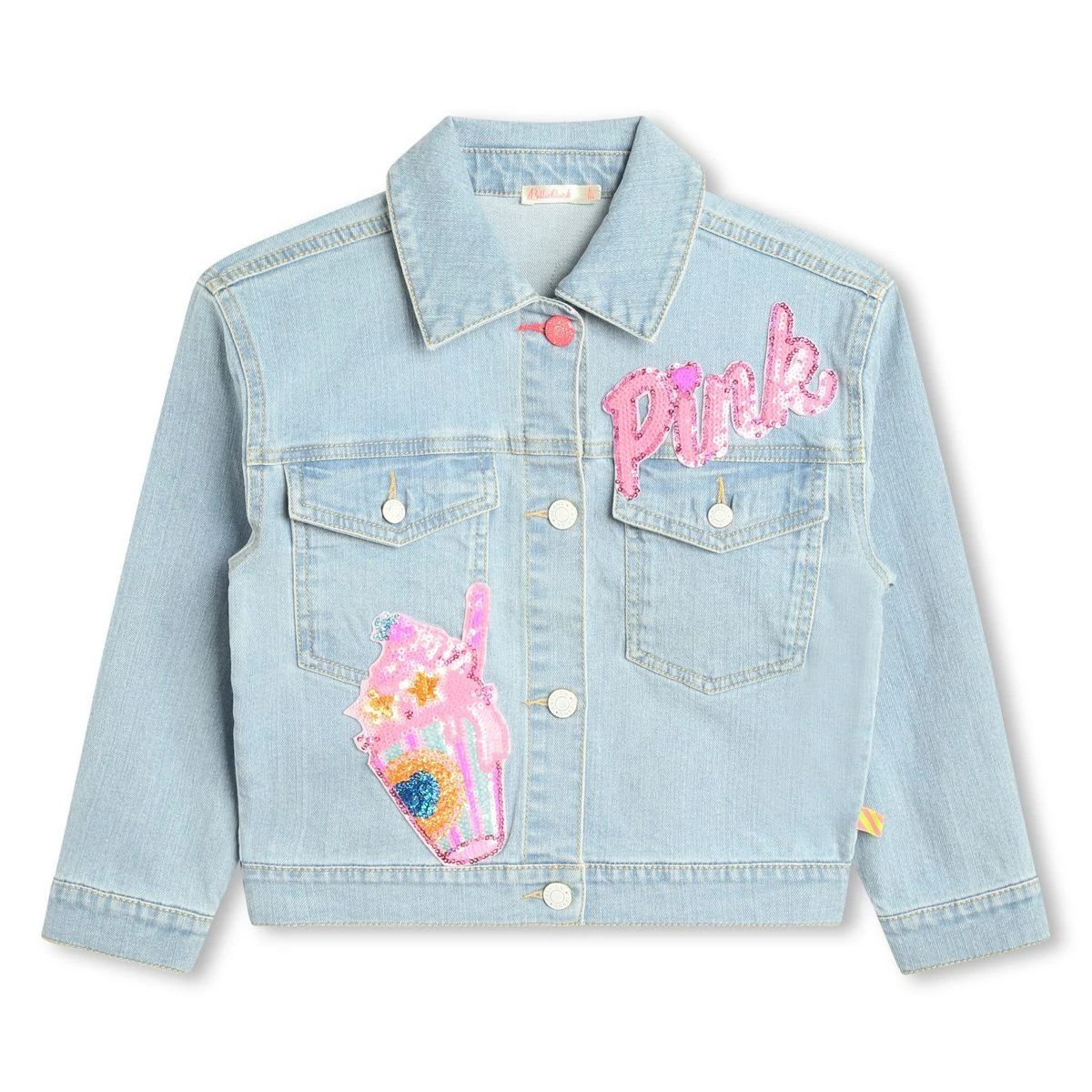 Billieblush Veste Badgée En Jean 1 Billieblush Veste Badgée En Jean