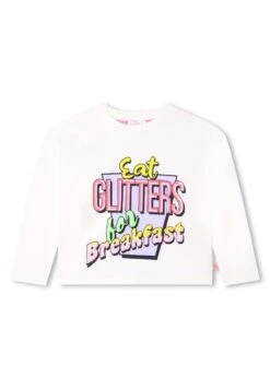 Billieblush Long Sleeve - T-Shirt À Manches Longues - Ivory