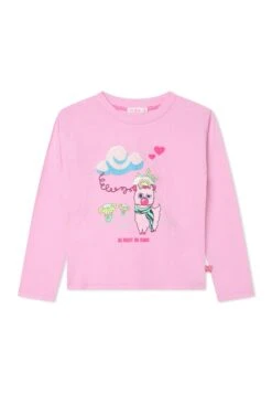 Billieblush T-Shirt À Manches Longues - Pink