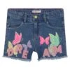 Billieblush Short En Jean - Double Stone+Bleach