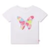 Billieblush Short Sleeves Tee - T-Shirt Imprimé - Blanc