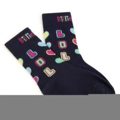 Billieblush Chaussettes Hautes Avec Coeurs