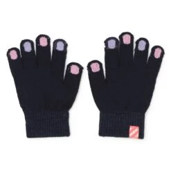Billieblush Gants Avec Maille Métallisée