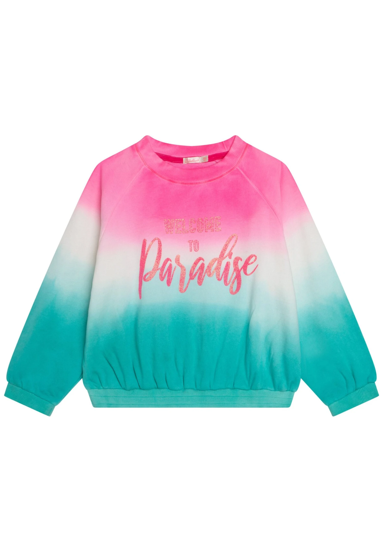 Billieblush Sweatshirt - Vert Ocean 1 Billieblush Sweatshirt - Vert Ocean