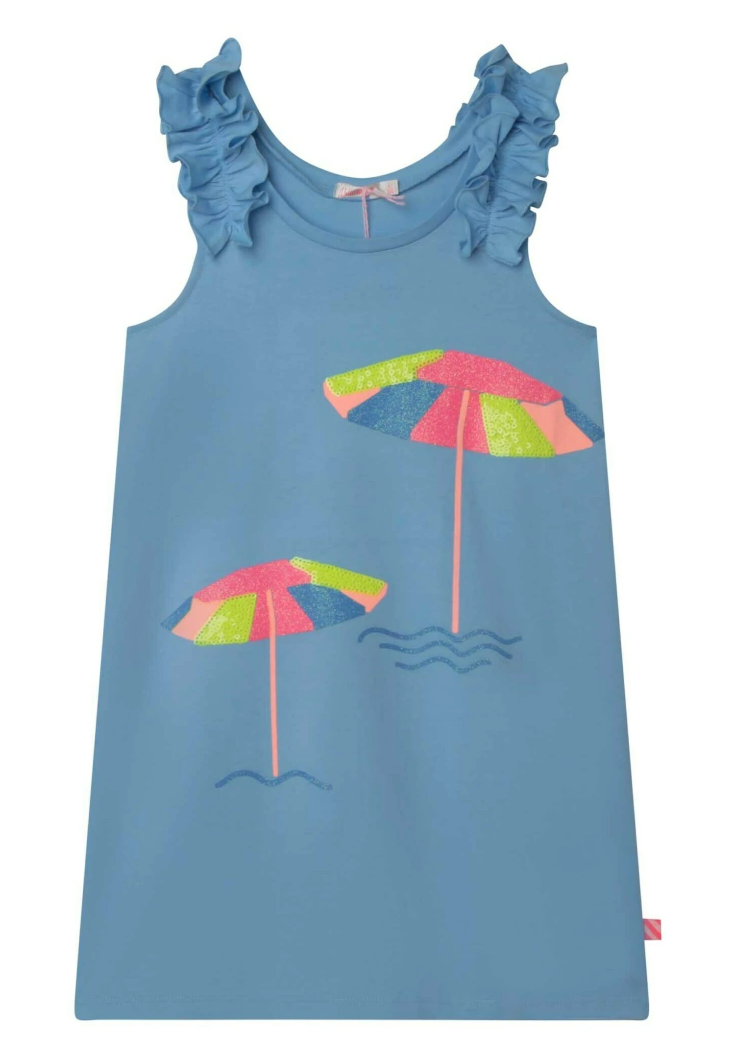 Billieblush With Sequins - Robe En Jersey - Bleu Celeste 1 Billieblush With Sequins - Robe En Jersey - Bleu Celeste