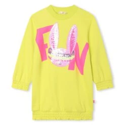 Billieblush Robe Molletonnée à Sequins