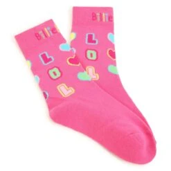 Billieblush Chaussettes Hautes Avec Coeurs -Billieblush bd69b03a6ce4c0dda48ca914cd42f456