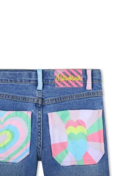 Billieblush Ajustable Poches À Motifs - Jean Flare - Double Stone Bleach -Billieblush bf1d40889823490997dcbb46d9051334