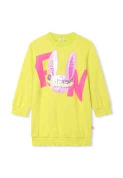 Billieblush À Sequins - Robe De Jour - Yellow