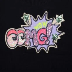 Billieblush Robe Pull Brodée De Sequins -Billieblush cf63c302ba0b7697b6c6fd3881edf659