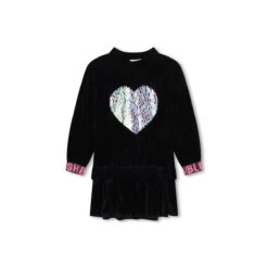 Billieblush Robe En Velours à Sequins -Billieblush e6b435fc763fbb99d5949db47298253f