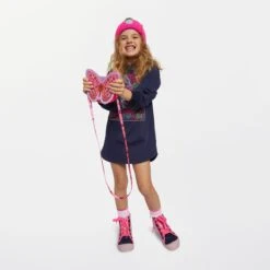 Billieblush Robe Molletonnée Strassée -Billieblush ed10f95d5b4b605e92f0e221fcabec88