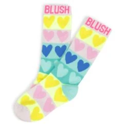 Billieblush Chaussettes Mi-hautes à Coeurs