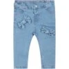 Billieblush Con Fiocchi E Patch Logato - Jean Slim - Blue