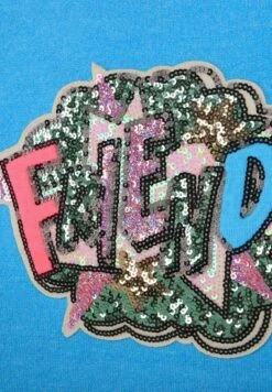 Billieblush Brodée De Sequins - Robe Pull - Blue -Billieblush f1e2046c73bc46d5b3d40985b8b28239