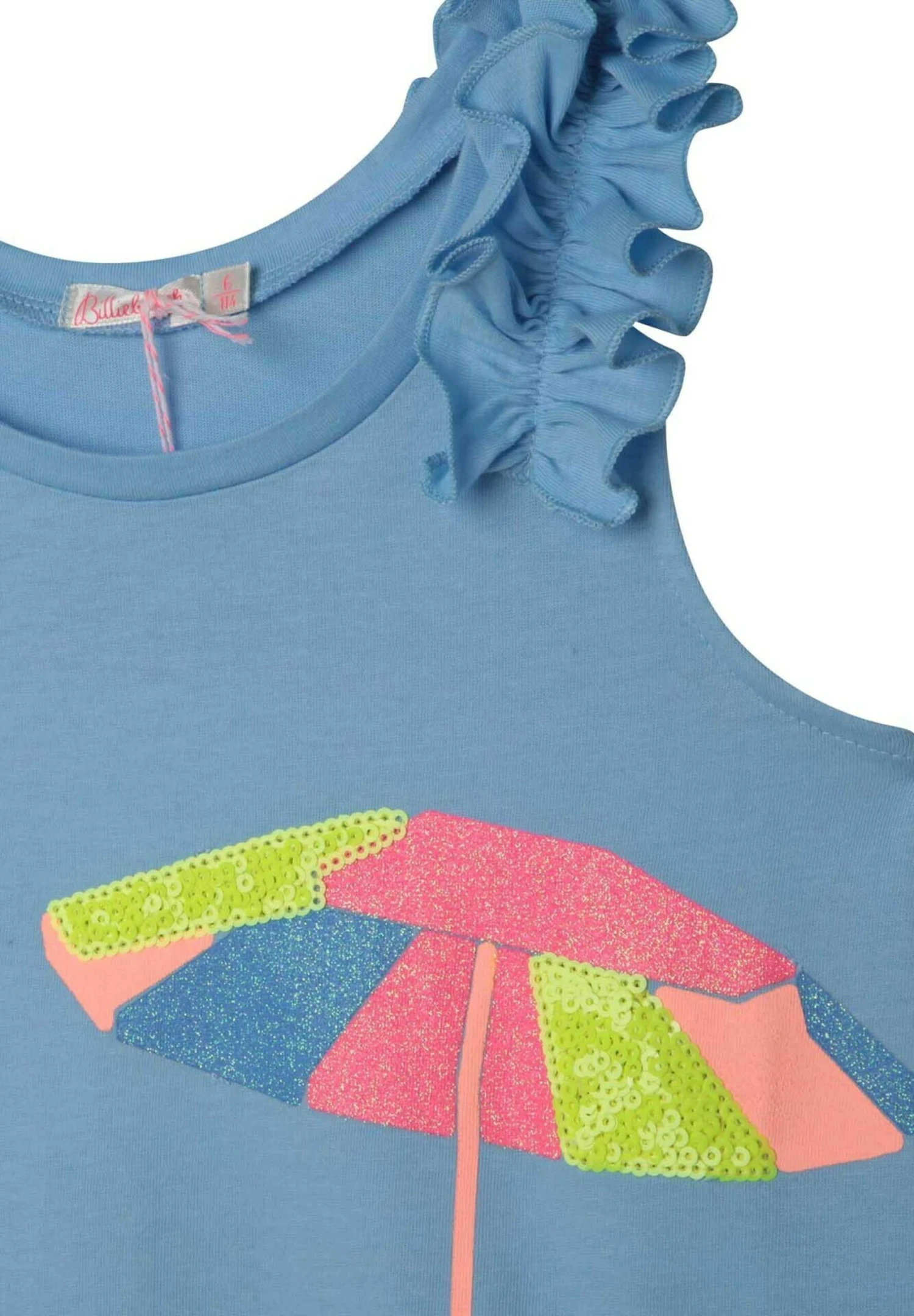 Billieblush With Sequins - Robe En Jersey - Bleu Celeste 3 Billieblush With Sequins - Robe En Jersey - Bleu Celeste – Image 3