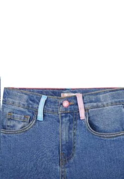 Billieblush Ajustable Poches À Motifs - Jean Flare - Double Stone Bleach -Billieblush fc962fc4d7bf4e29bf6b36bc37d8d721